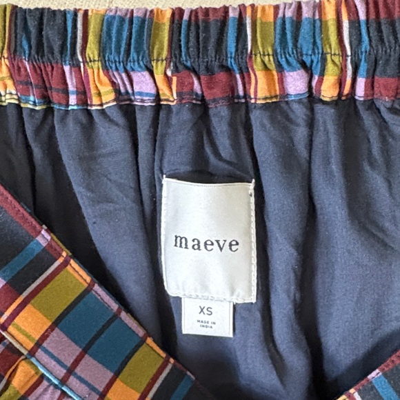 Maeve Multicolor Plaid A-Line Skirt from Anthropologie - Picture 2 of 5
